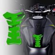 Protection Adhésive 3D pour Réservoir Moto Kawasaki, Vert, 19 x 13 cm-3
