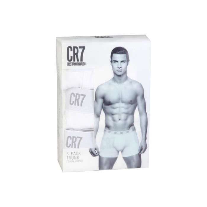 CR7 Cristiano Ronaldo TRUNK 3 pieces Calecon noi Noir Cdiscount Pret a Porter