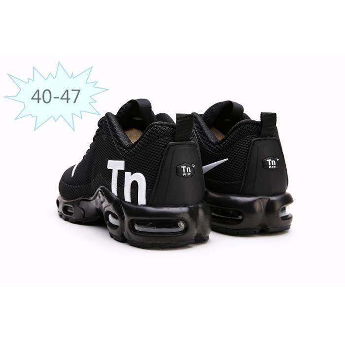 Mercurial Airs Max Plus Tn Retro University Chaussures de Basket Femme Homme noir noir Noir Cdiscount Chaussures