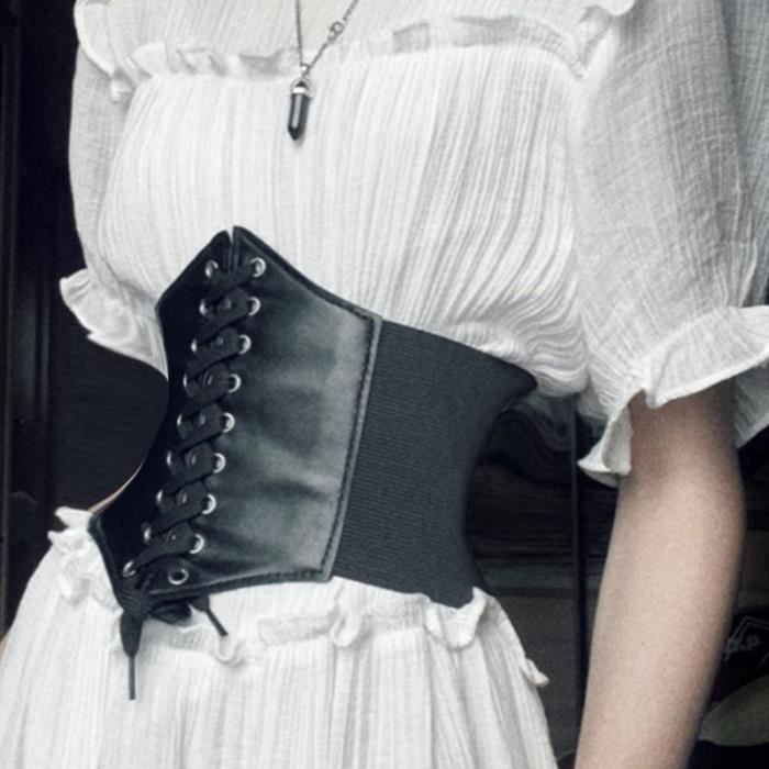 CEINTURE,corset femme ceinture corset ceinture femme luxe collant ceinture  large femme corset femme elegant - Brown[D48528] Blanc - Cdiscount  Prêt-à-Porter
