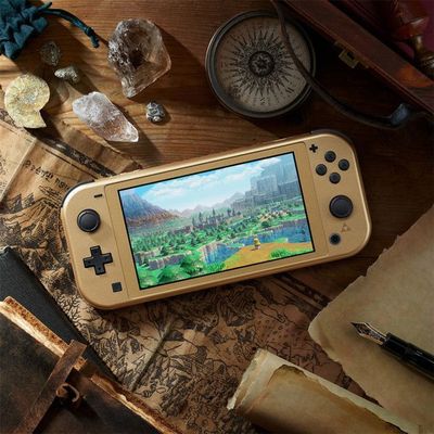 Console portable - NINTENDO - Switch Lite - Hyrule Edition - 32 Go