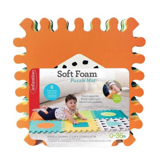 Infantino Set De 6 Dalles En Mousse Cdiscount Puericulture Eveil Bebe