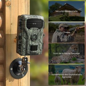 Caméra chasse 4K UHD 48MP - Vision nocturne carte SD 32GB CAMERA IP