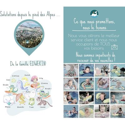 EDWEKIN Brassards De Natation MINTI – Sécurité Certifiée, Confort Optimal 3-6 Ans, Aide Natation Bébé Enfant