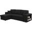 Cdiscount Canape D Angle Convertible Noir