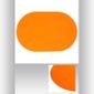 Lot De 6 Set De Table Ovale En Pvc Orange Dessous Protege