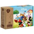 Clementoni Play For Future-Disney Mickey Classic -boîte de 3 puzzles (3x48 pièces) matériaux 100% recyclés-0