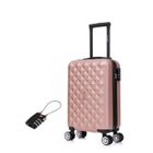 CELIMS FRANCE Valise Cabine 45x36x20cm EasyJet | Valise CELIMS | Valise Cabine Easyjet | Roues Amovibles | Cadenas | Rose Gold