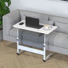 Table Roulante de Lit Canapé - LDSZXNE - Hauteur Réglable - Érable