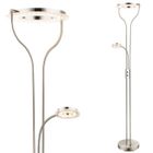 GLOBO Lampadaire à vasque bras flexo 22,5 watts DEL lampe de lecture salle séjour LED