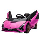 HOMCOM - voiture électrique enfants - PP - 108x62x40cm - Rose
