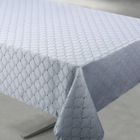 HOME MAISON Nappe rectangulaire extérieure esprit bord de mer Gris clair 145x240 cm