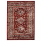 UN AMOUR DE TAPIS Tapis oriental 120x170 rectangle orange tissé motif ethnique LYN1 DAZOR