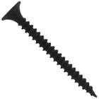 Vis pour plaque de plâtre - VYNEX - 3,5 x 55 mm - Acier phosphaté noir - Lot de 80 - Tête trompette