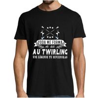 Twirling | Légende Yoda | Tshirt Homme Collection Sport Humour Geek pour Tous Les Sportifs Passionnés