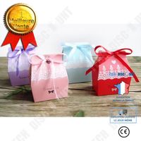 TD® Boîte à bonbon anniversaire mariage cadeau décoration emballage écrin baptême biscuit rangement garçon fille chocolat carton