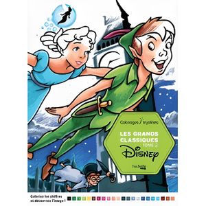 LIVRE JEUX ACTIVITÉS Coloriages mystères - Les Grands classiques Disney Tome 2