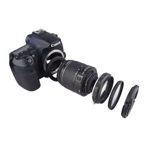 BAGUE D'ADAPTATION pour objectif à filtre 62 mm Canon EF (EOS)-Ensemb