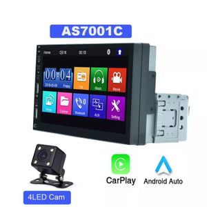 AUTORADIO Came AS7001S 4LED - Autoradio Android, FM, SD, AUX, Bluetooth, lecteur multimédia MP5, universel, 1 Din, 2 Di