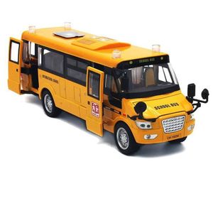 Bus Miniature Jouet Maquette Voiture En Alliage 2x Modele Vehicule