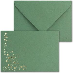 ENVELOPPE Lot De 50 Enveloppes De Noël, Format C6, Avec Plui