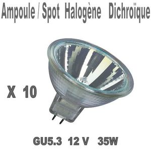 3 Halogène 3 x Lampes d'installation montage projecteurs Set Pivotant Chrome 3 x 35 W 12 V gu5