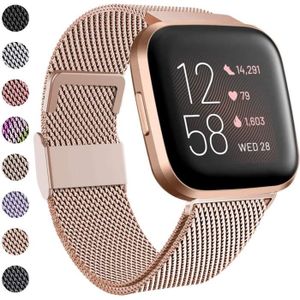 Amzpas Bracelet pour Fitbit Versa Bracelet/Fitbit Versa 2 Bracelet 