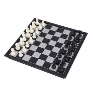 JEU SOCIÉTÉ - PLATEAU Jeu d'échecs 3 en 1 Jeux d'échecs magnétiques plia