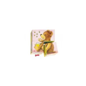 PUZZLE Puzzle bébés animaux - CAUSE - Animaux - 4 cubes -