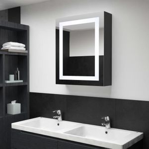 Color : Silver, Size : 45 * 65cm Armoire De Toilette De Salle De Bain Armoire /À Pharmacie avec Porte Miroir Armoire Murale Armoire Suspendue en Aluminium /Étag/ère Double Suspendue