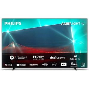 Téléviseur LED TV intelligente Philips 65OLED718 65' 4K Ultra HD HDR OLED AMD FreeSync