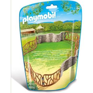 UNIVERS MINIATURE PLAYMOBIL Le Zoo - Enclos pour Animaux - Marque PL