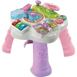 TABLE JOUET D'ACTIVITÉ Table d'activit��s bilingue VTECH - Rose - Pour bébés de 9 à 36 mois