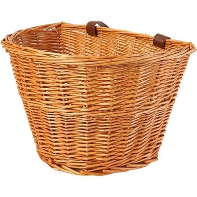 Panier Vélo Avant En Osier Amovible – Neuf Sans Fixations