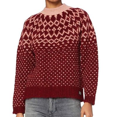 Pull Femme Hiver Chic Pullover Col Rond Pull Chaud Jacquard Sweater Vintage  Pulls Tricot à Manches Longues Tops Chandail Automne - Achat / Vente Pull  Femme Hiver Chic Pullo - Cdiscount