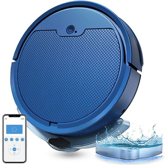 Robot Aspirateur Laveur 3-en-1 - Nettoyage Intelligent, Silencieux, Pour Sols & Tapis | Idéal Poils Animaux