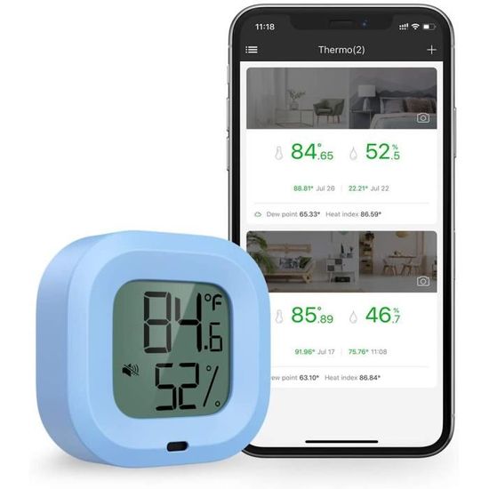 ThermoPro TP65C Hygromètre Numérique sans Fil Thermomètre Intérieur Extérieur Moniteur de