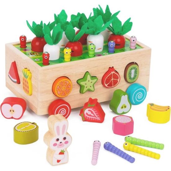 Jouet Montessori en Bois à Empiler et Tri pour Bébé et Enfant 3 Jouet Montessori en Bois à Empiler et Tri pour Bébé et Enfant 3