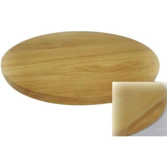Planche à Pizza En Bois D'Acacia - 40,6 Cm Avec Poignée, Réversible, Plateau De Service Polyvalent Pour Fromage, Pain Et Charcuterie