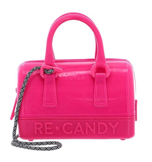 FURLA Candy Mini Boston Bag Berry 178688 sac main sac a main