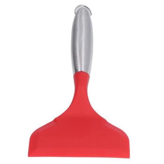 MIGONG Spatule Patisserie, Bouche Large Spatule Cuisine Avec Confortable Poignée Intégrée Pour La Cuisine Domestique, Spatule Silicone Avec Crochet Pour Les Omelettes Crêpes Viande