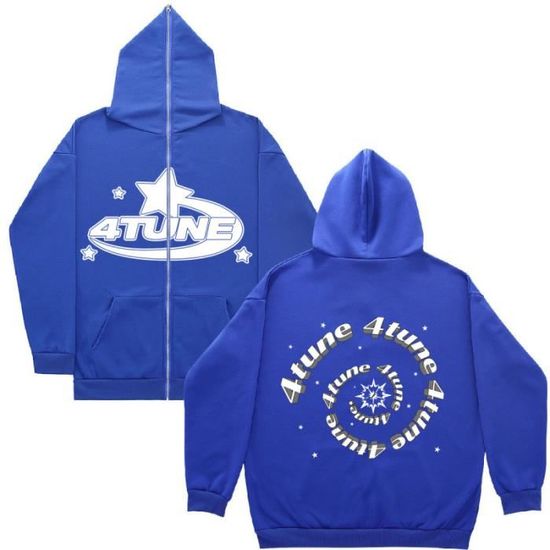 Sweat à Capuche Unisexe Generisch - Coupe Ample, Manches Longues - Matière Polyester Doux - Imprimé Lettres - Pour Sport, Détente, Quotidien