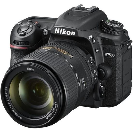 NIKON D7500 + AF-S DX VR 18-300mm f/3.5-6.3 ED VR Garanti 3 ans