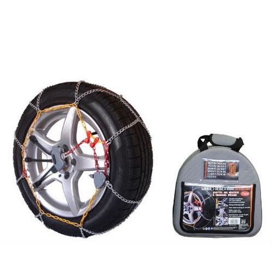 Chaînes à Neige SYNCHRO 9 Mm – Tension Automatique, Paire, Homologuées, Pour Pneus 97, Coffret Avec Gants Et Rustines - 2
