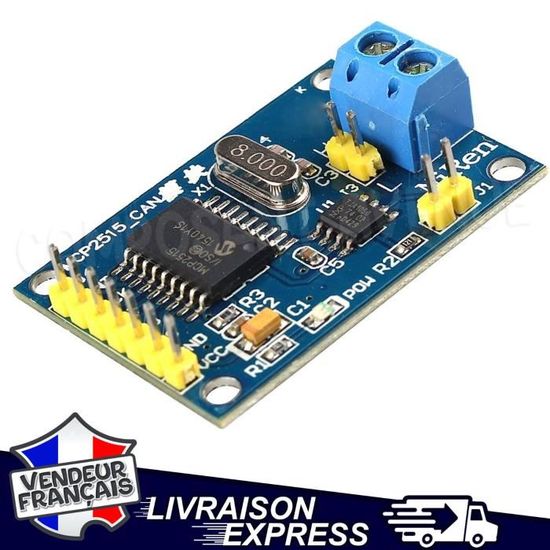 MODULE CAN BUS RECEIVER MCP2515 TJA1050 TRANSCEIVER SPI 5V ARDUINO ...
