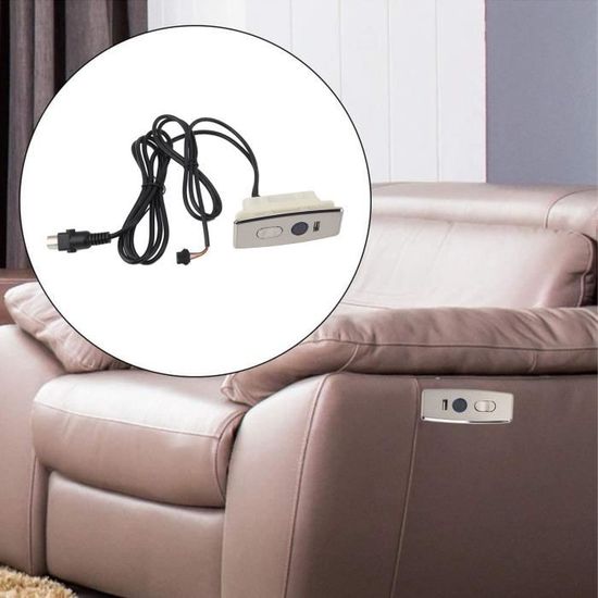 Interrupteur De Rechange Pour Fauteuil Inclinable - 2 Boutons, Connecteur 5 Broches - Compatible Okin, Limoss, Pride - Commande Manuelle Facile