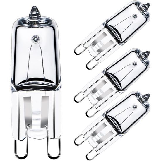 Ampoules Halogènes G4 12V 20W - Blanc Chaud 2700K, Dimmable, Résistantes à 300°C, Lot De 4, Pour Four, Hotte - 8