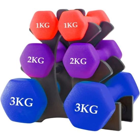 Set d'haltères courts en plastique E-Series 30 kg – Gorilla Sports FR