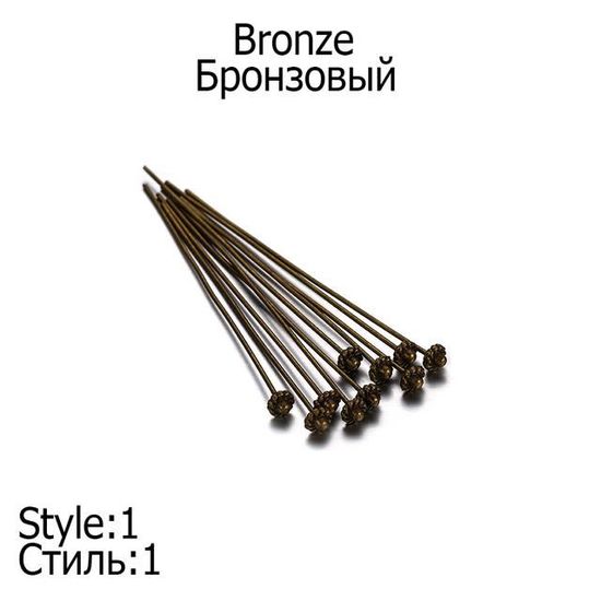 Breloque Bobine De Fil Métal Bronze