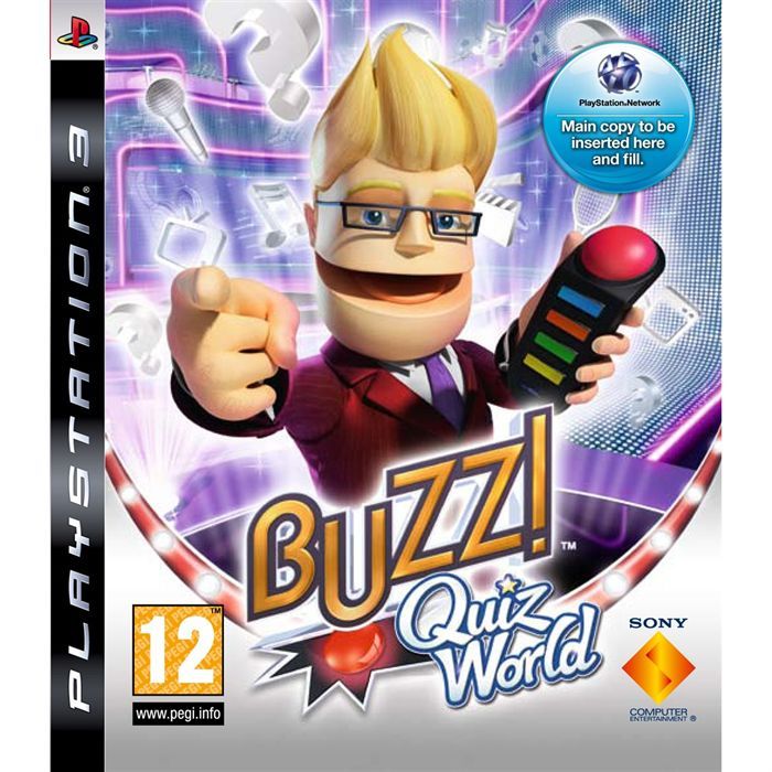 Buzz Quiz World + Buzzers / Jeu Console PS3